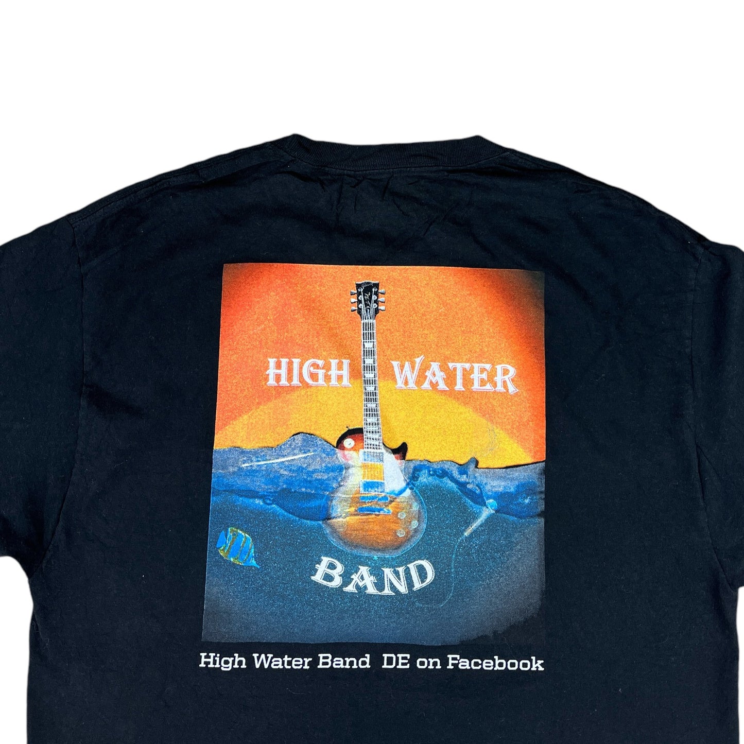 Vintage High Water Band T-Shirt Backprint (L)