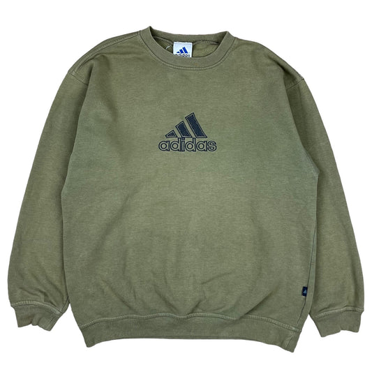 Vintage 80s Adidas Sweater bestickt (M)