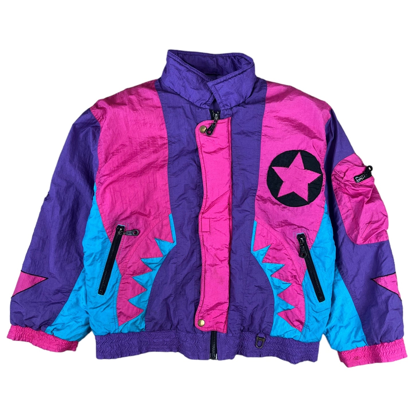 Y2k Jacke bestickt (S)