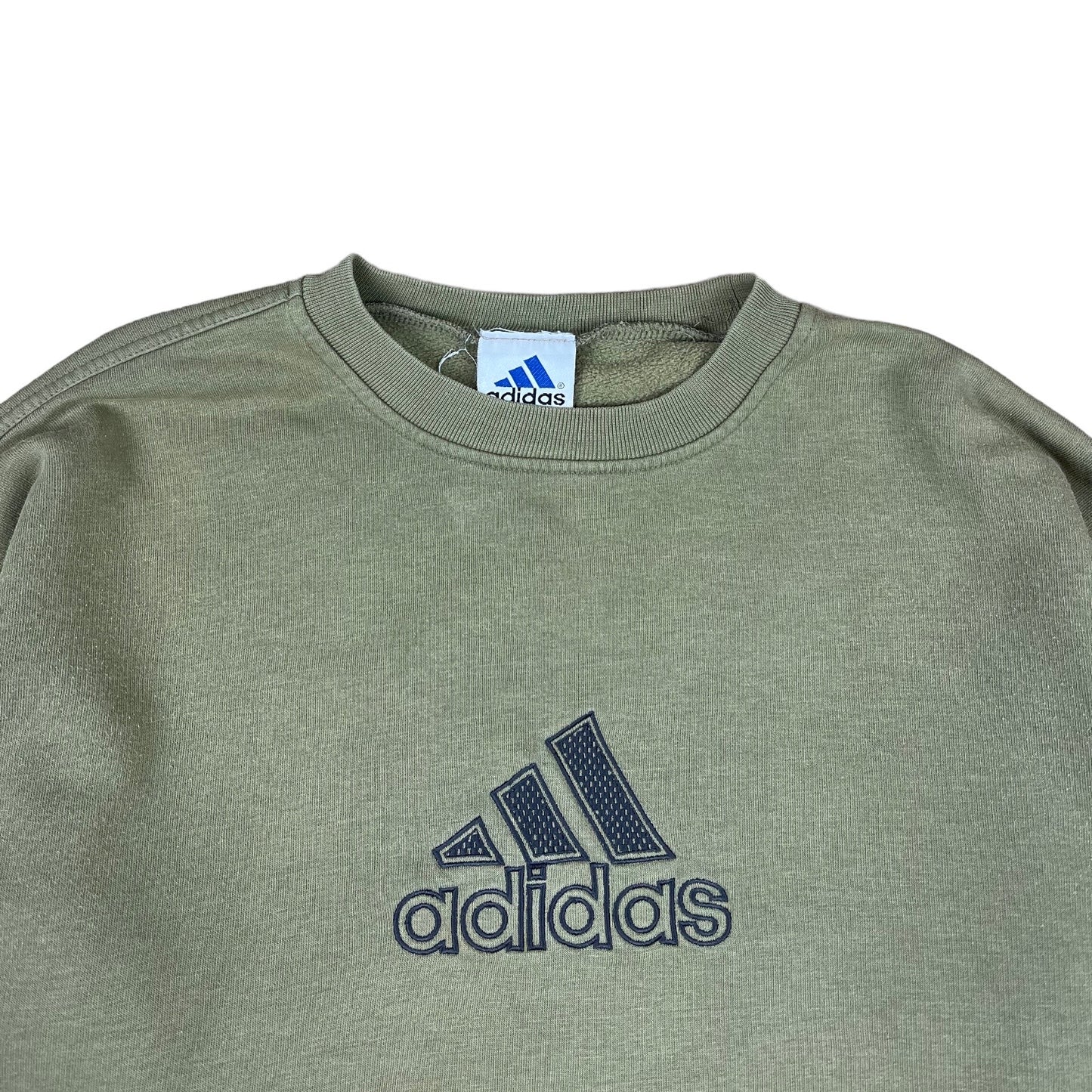 Vintage 80s Adidas Sweater bestickt (M)