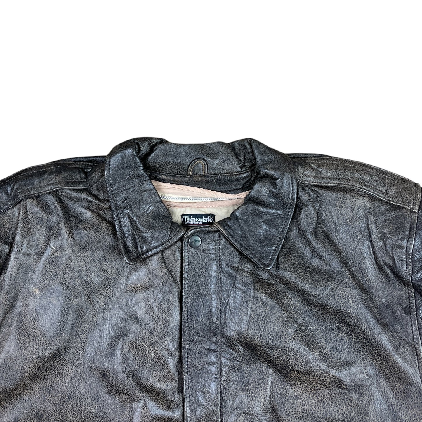 Vintage Lederjacke / Fliegerjacke (M)