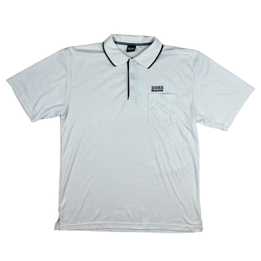 Vintage Hugo Boss Polohemd gerippt (XL)