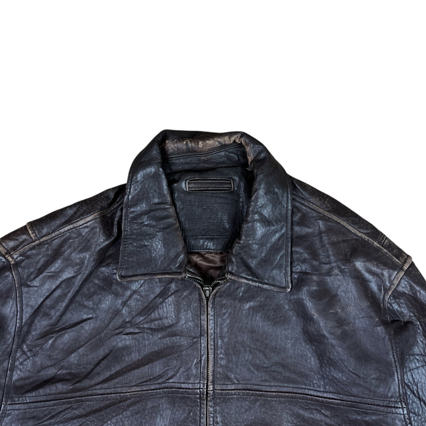 Vintage Lederjacke weiches Leder (L)