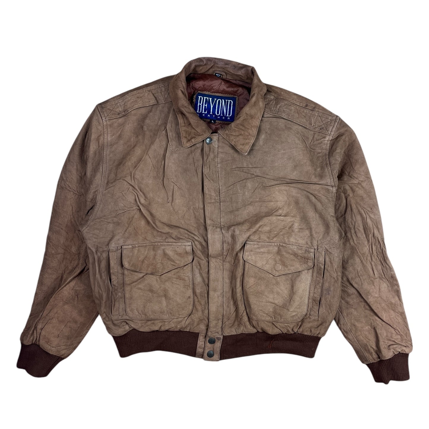 Vintage Lederjacke (L)