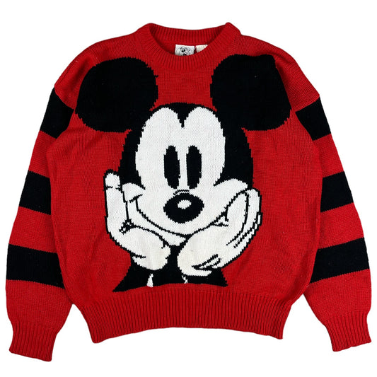 Vintage Mickey Mouse Strickpullover (M)