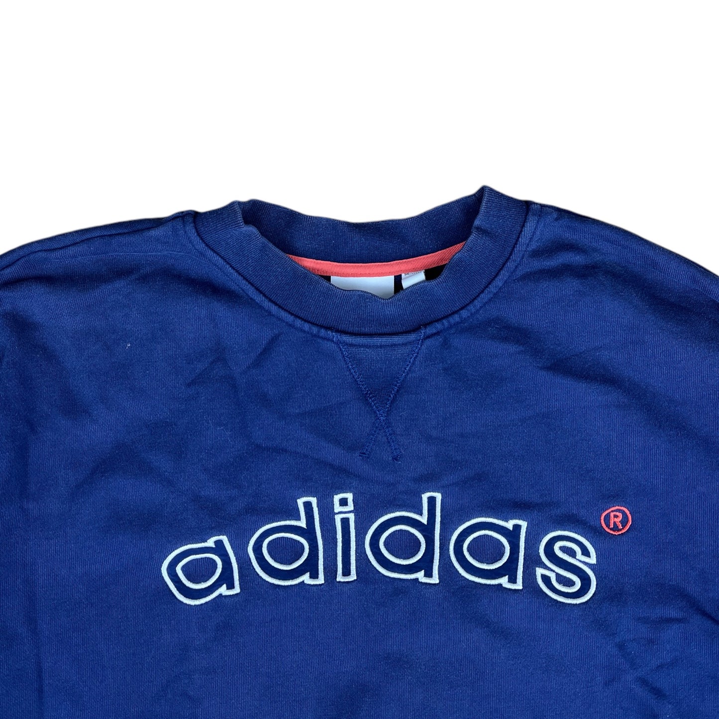 Vintage Adidas Spellout Sweater (XL)