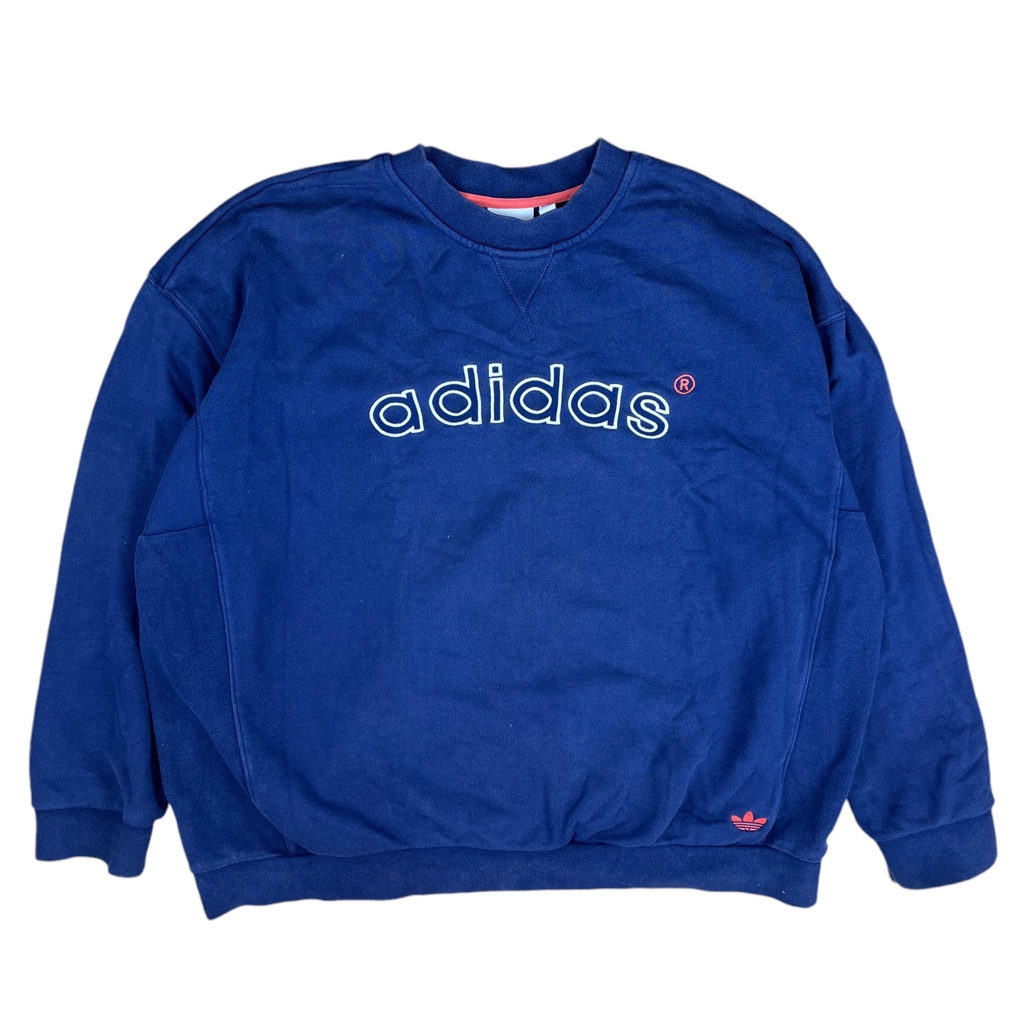 Vintage Adidas Spellout Sweater (XL)