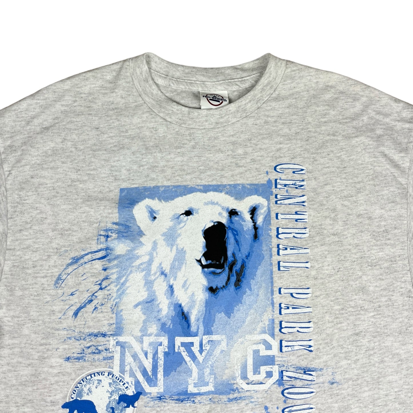 Vintage NYC Central Park Zoo T-Shirt mit Print (M)