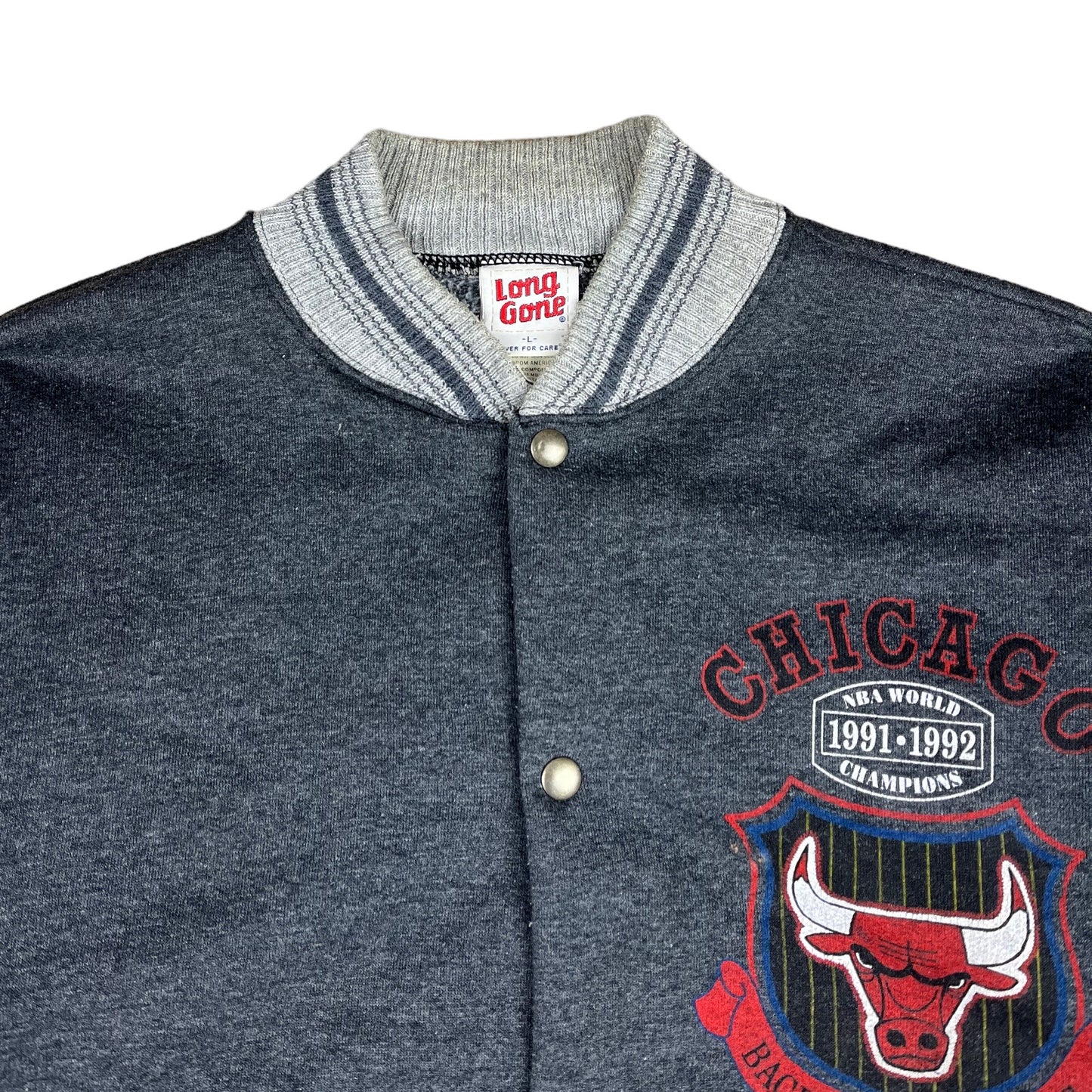 Vintage Chicago Bulls Printed Bomberjacke (M)