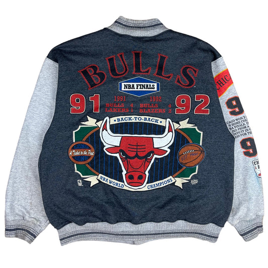 Vintage Chicago Bulls Printed Bomberjacke (M)