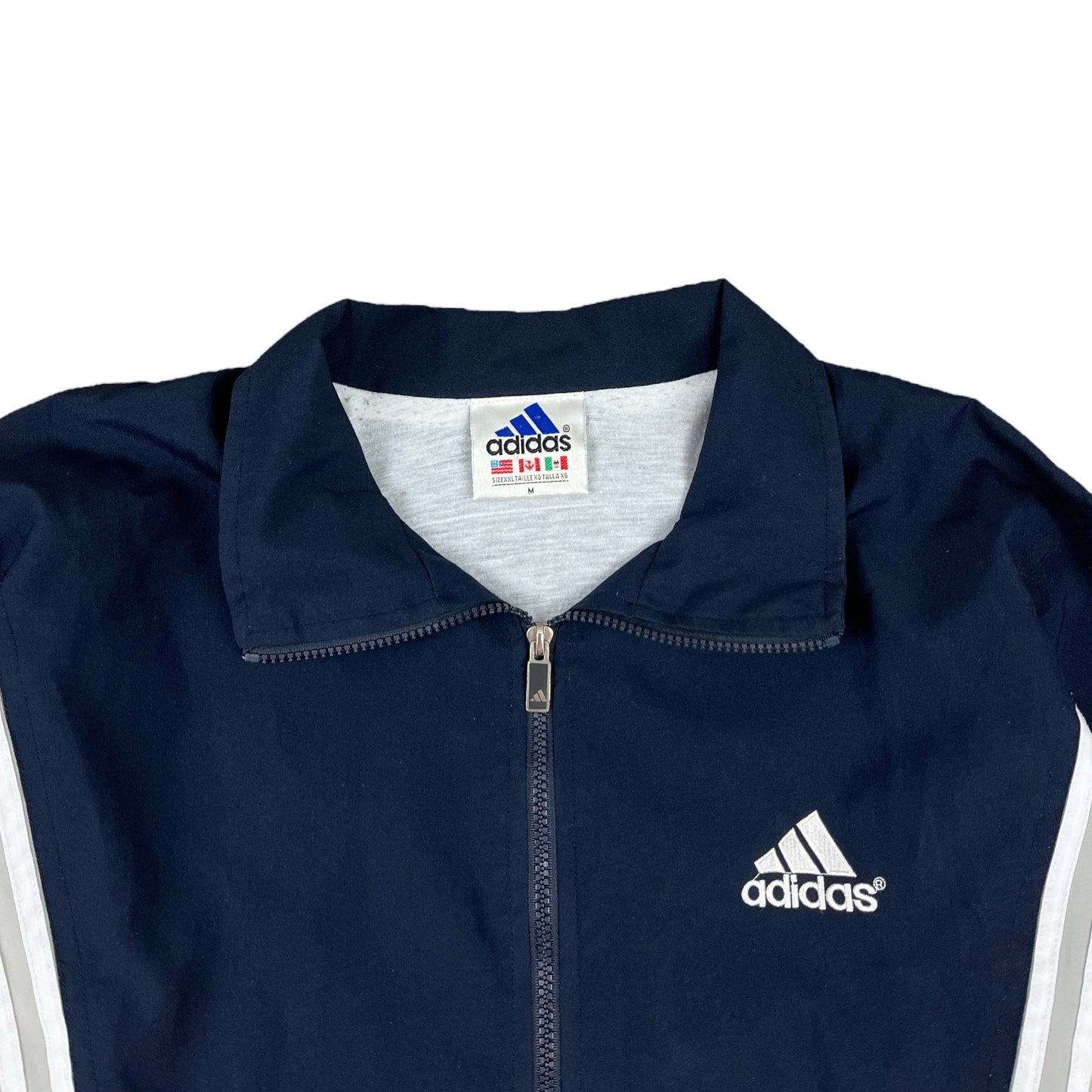 Adidas Trackjacket bestickt (M)