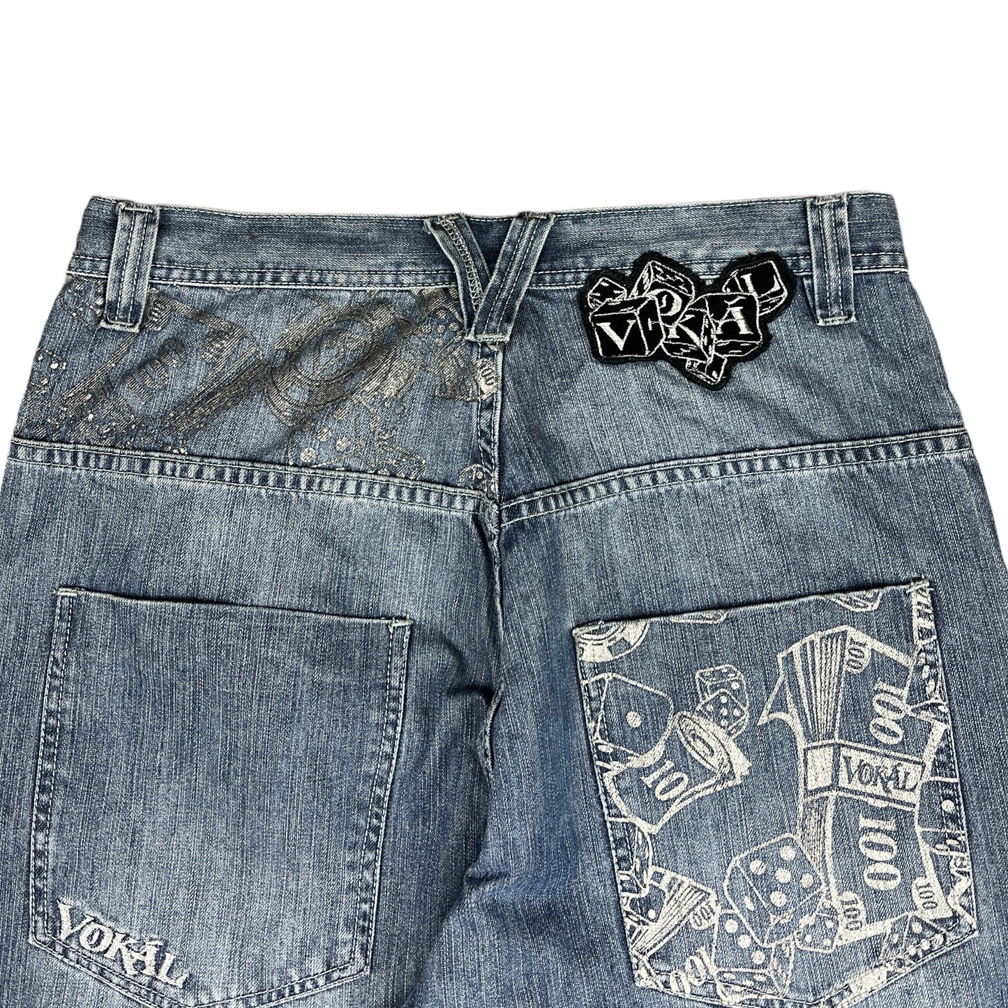 Vintage Vokal Hip Hop Baggy Jeans (M)