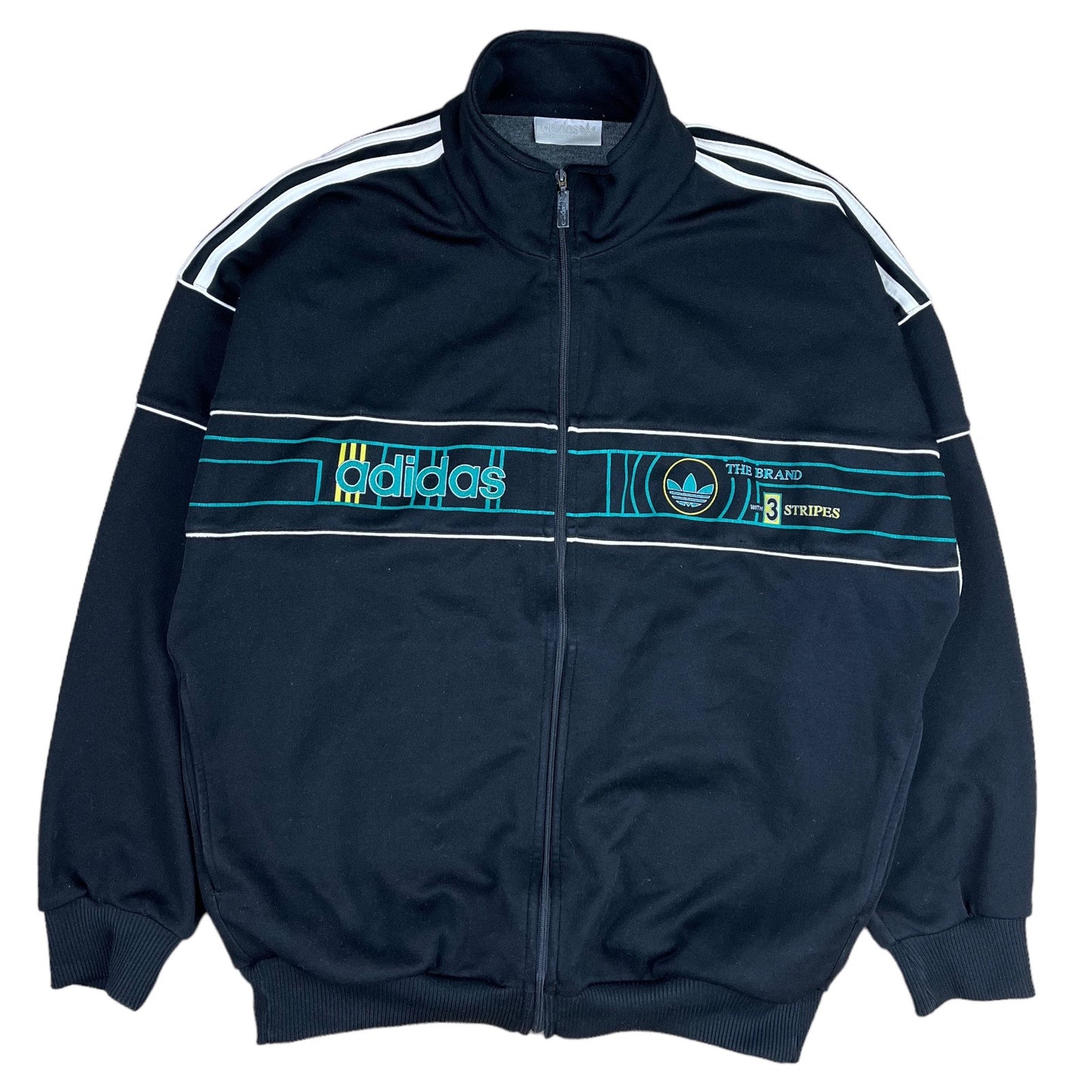 Vintage 80s Adidas Trainingsjacke (M)