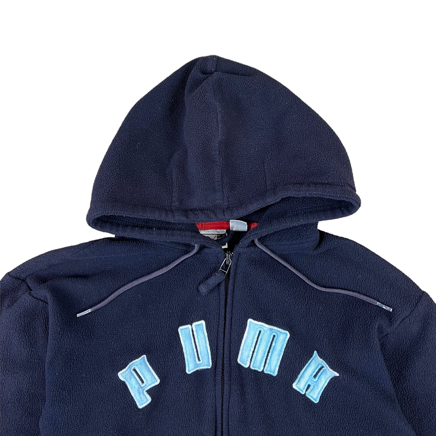 Vintage Puma Spellout Fleece Sweatjacke (S)