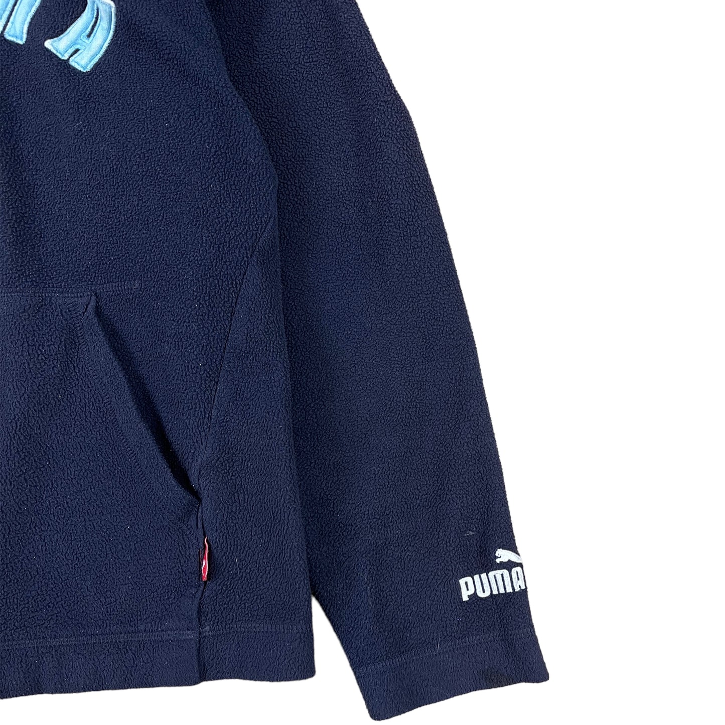 Vintage Puma Spellout Fleece Sweatjacke (S)