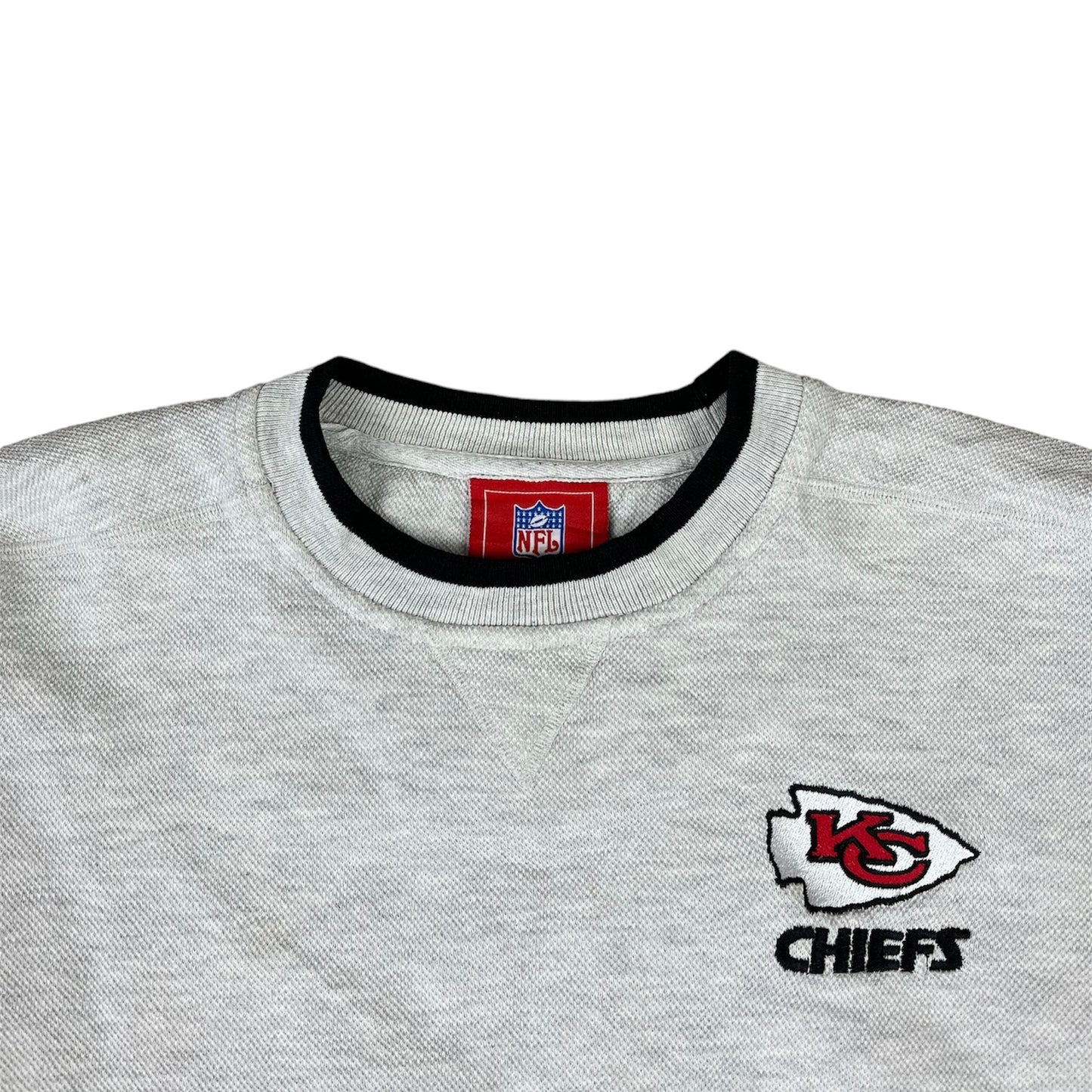 Vintage KC Chiefs NFL Sweater bestickt (L/XL)