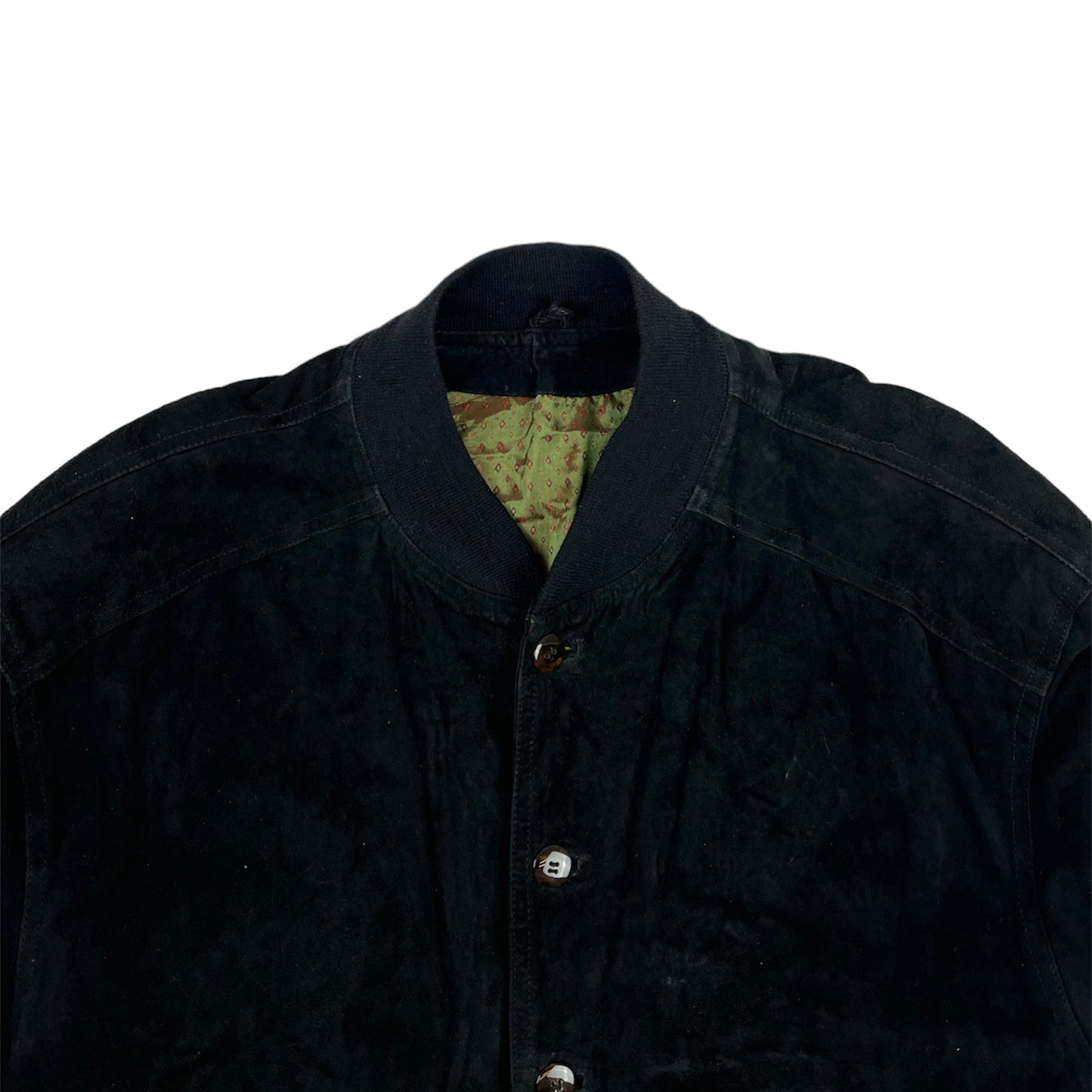 Vintage Wildleder Bomberjacke (M)