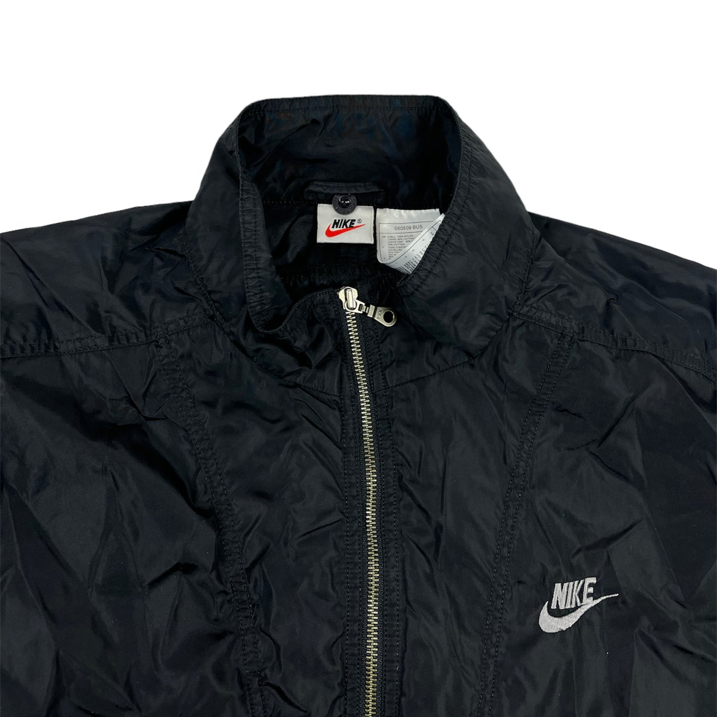 Vintage Nike Trackjacket/ Regenjacke Big Swoosh bestickt (M)