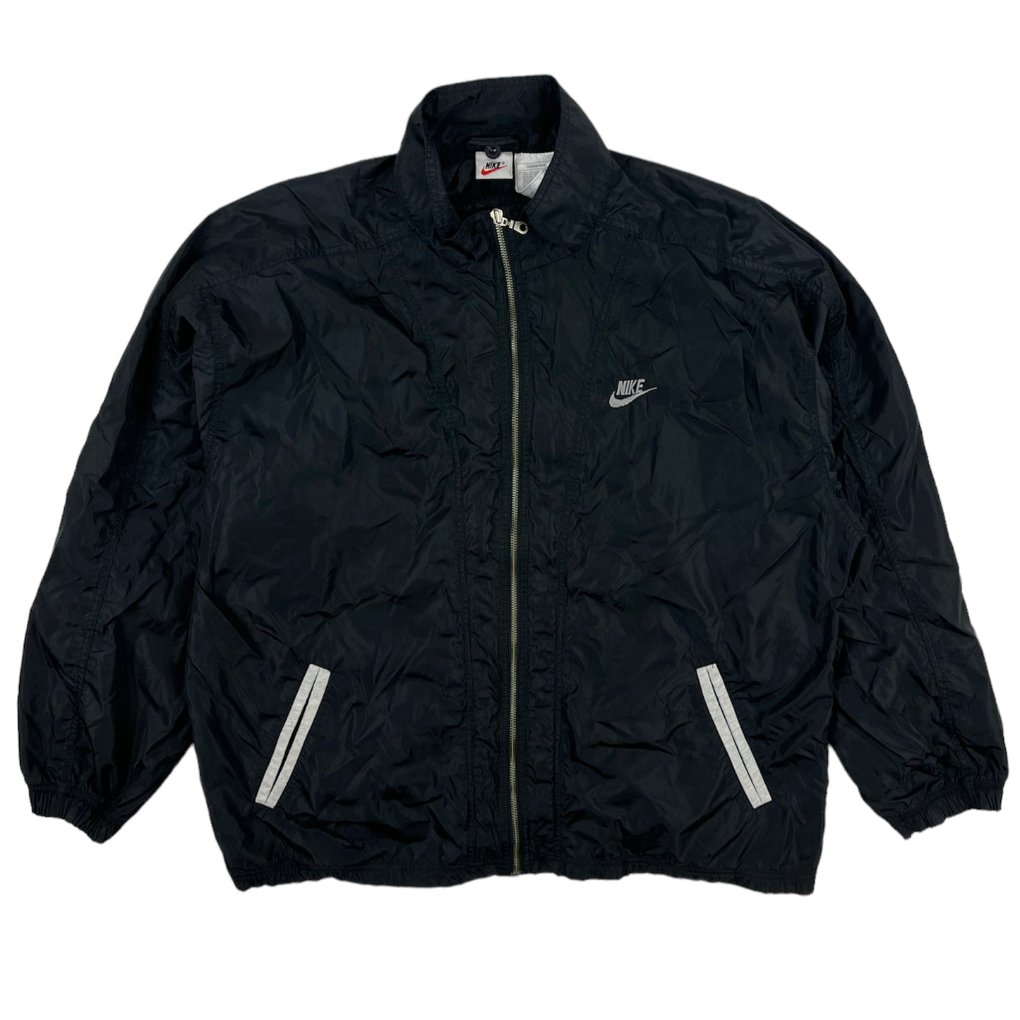 Vintage Nike Trackjacket/ Regenjacke Big Swoosh bestickt (M)