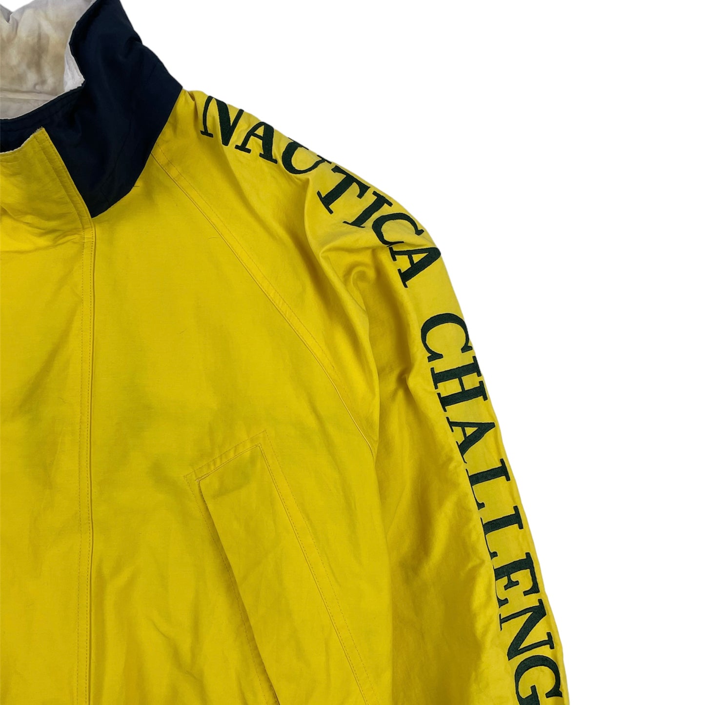 Vintage Nautica Jacke bestickt (M)