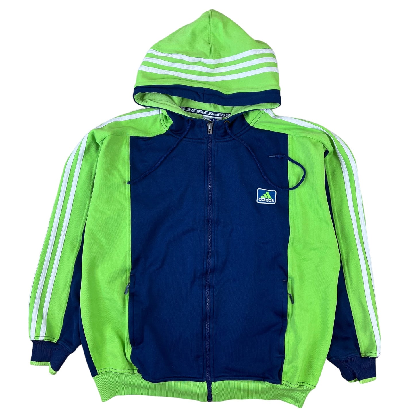 Vintage Adidas Hooded Sweatjacke (M)