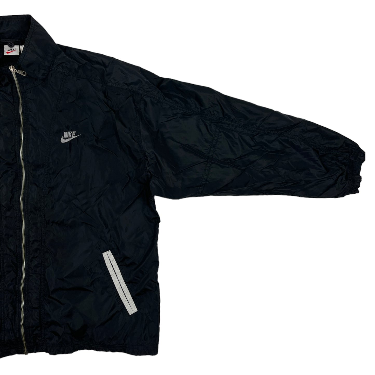 Vintage Nike Trackjacket/ Regenjacke Big Swoosh bestickt (M)