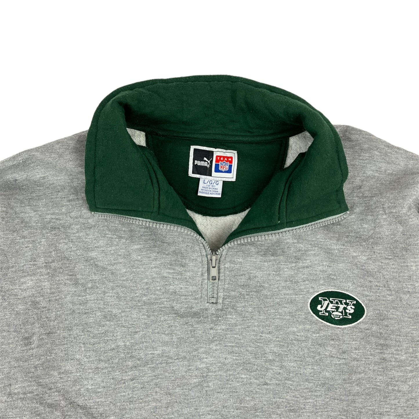 NFL Puma x Jets Half-Zip Sweater (M)