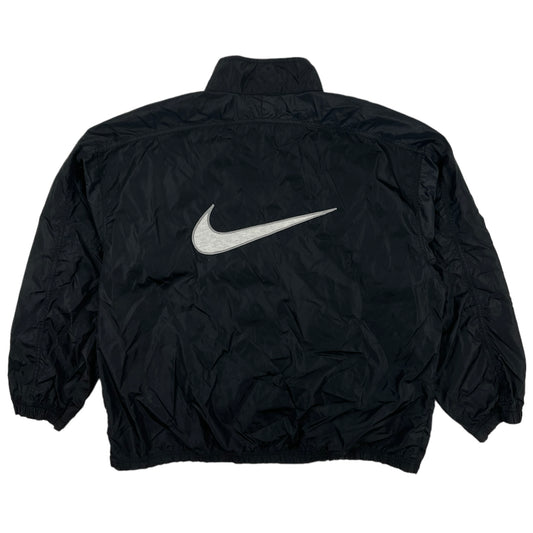 Vintage Nike Trackjacket/ Regenjacke Big Swoosh bestickt (M)