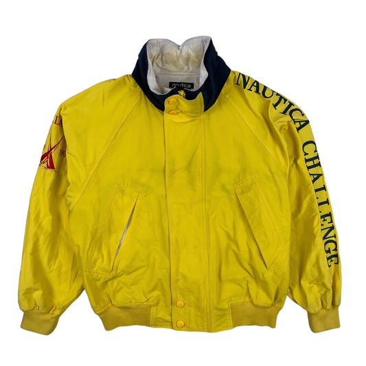 Vintage Nautica Jacke bestickt (M)