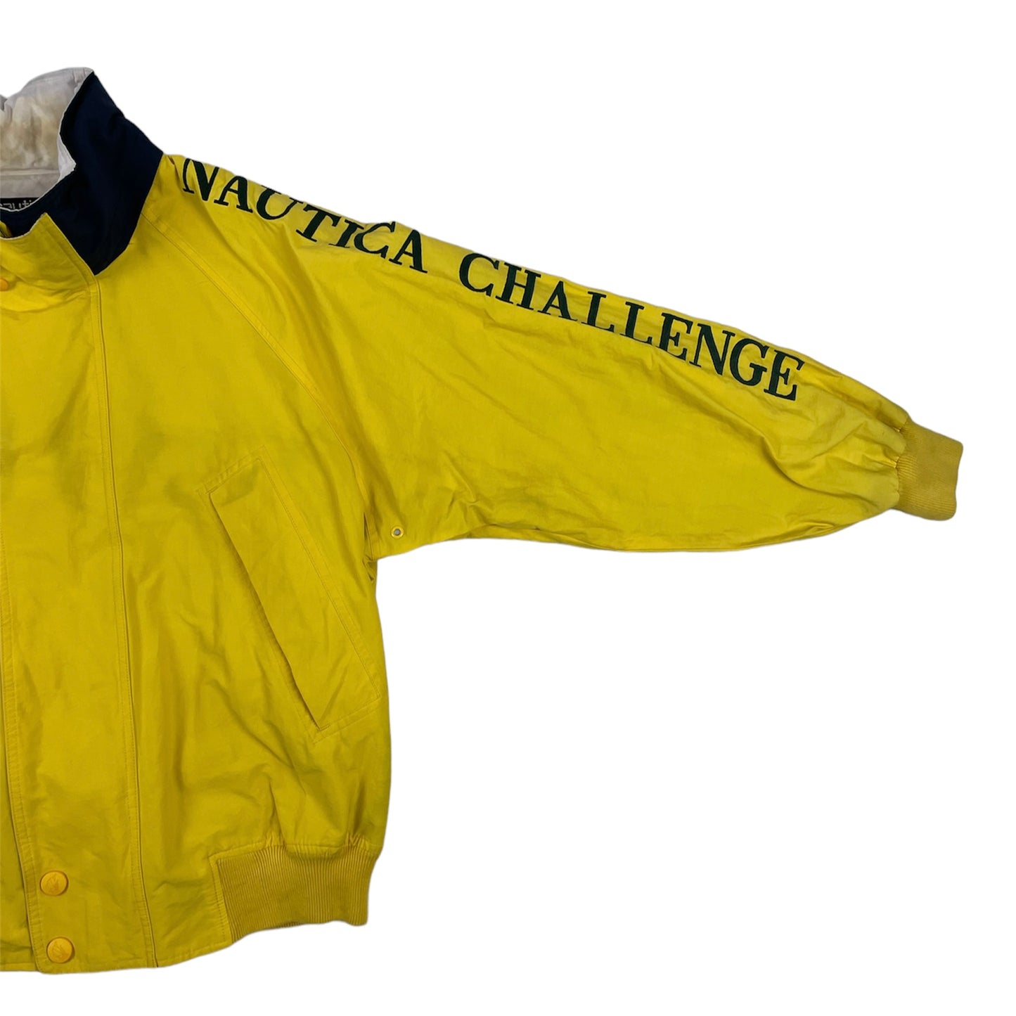 Vintage Nautica Jacke bestickt (M)