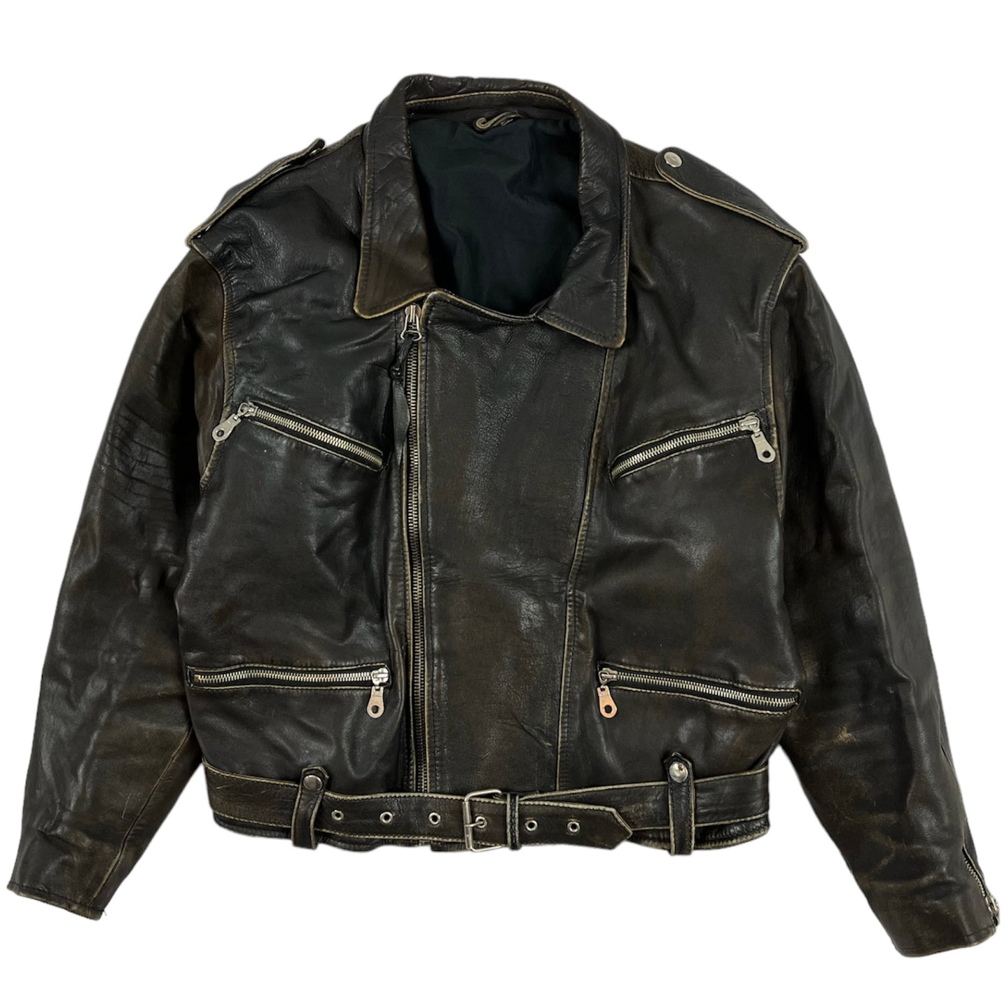 Vintage Bikerjacke Lederjacke (S)