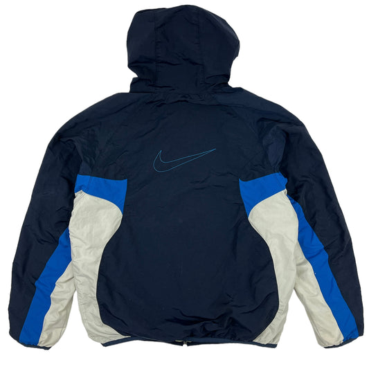 Vintage Nike Wende- Jacke Fleece bestickt (M)