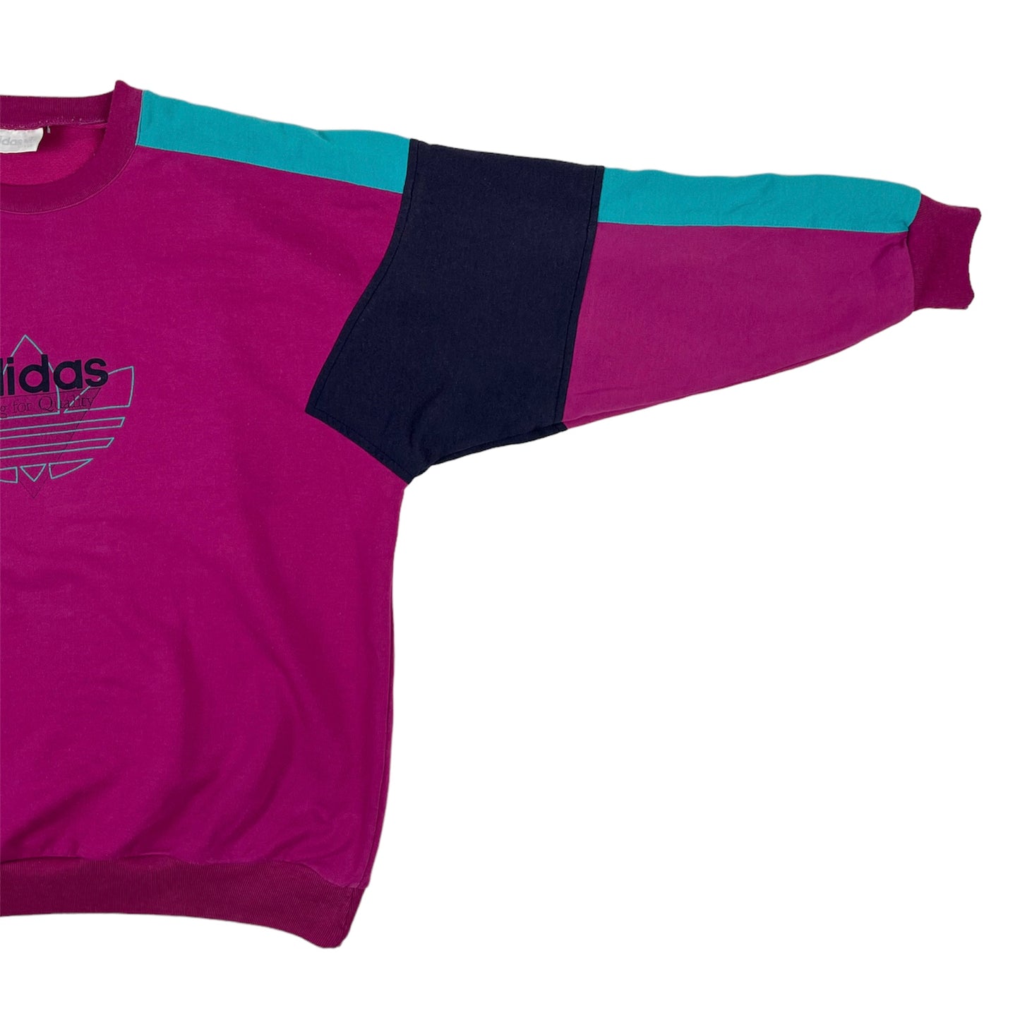 Vintage 90’s Colour Block Adidas Sweater (M)