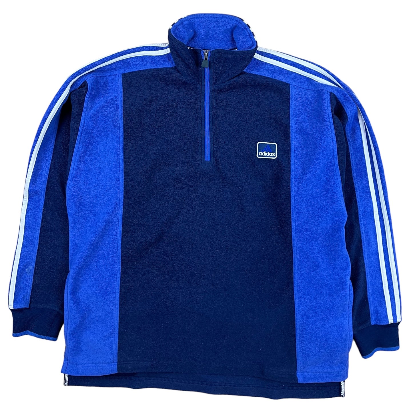 Vintage Adidas Fleece Half-Zip Sweater (XL)